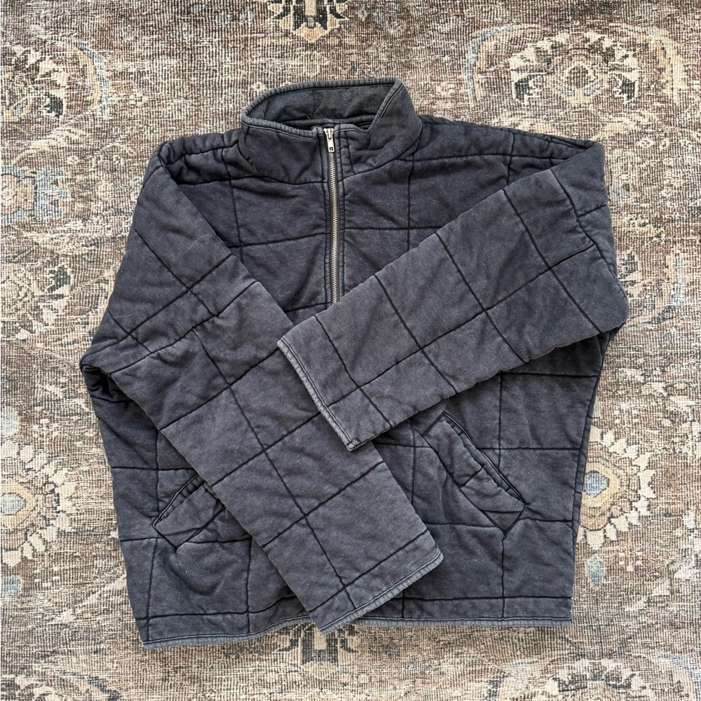 Quilted Zip-Up Jacket